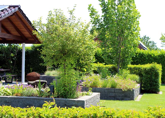 Gestaltung Terrasse Privatgarten